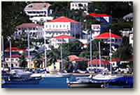 Itinerary St. Thomas Harbor, USVI sailing cruise destination