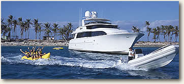 water toy fun motor yacht charter vacation