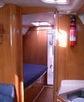 Catalina 42 forward cabin