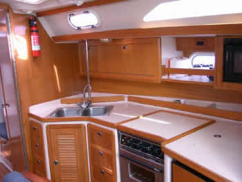 Catalina 42 galley