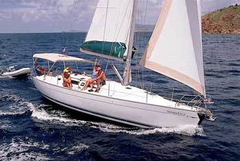 Virgin Islands bareboat motor yacht charter