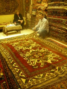 Turkish rug shop