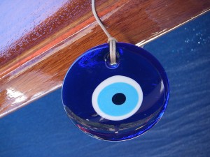 Turkish Evil Eye symbol to ward away evil